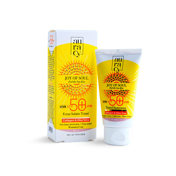 Auracy Ecran Solaire Creme Teinte Beige 50Gr Spf50