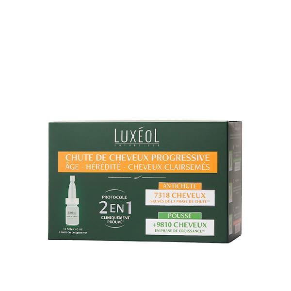 Luxeol Chute De Cheveux Progressive 2En1 Bt 14 Dos