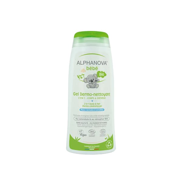 Alphanova Dermo Nettoyant Gel Chev/Corps 200Ml