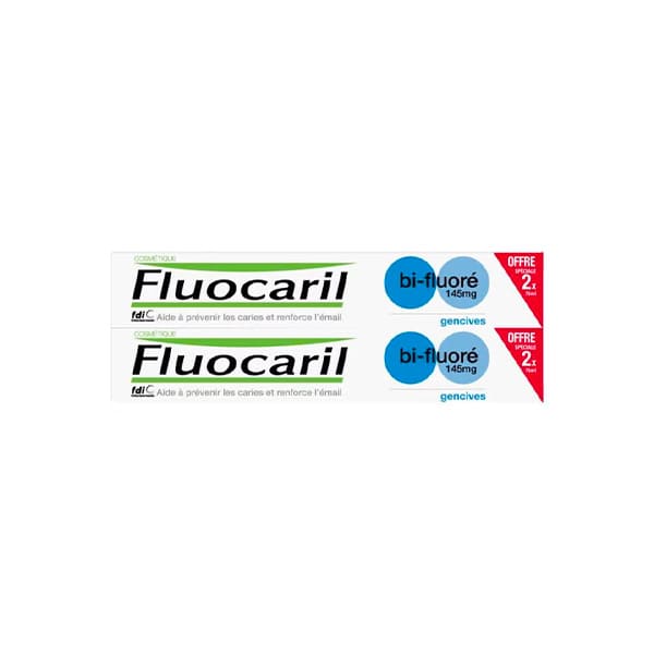 Fluocaril Dentifrice Gencives Bi Fluore 75Ml Lot 2