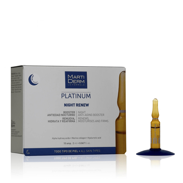 Marti Derm Platinum Night Renew 10 Ampoules