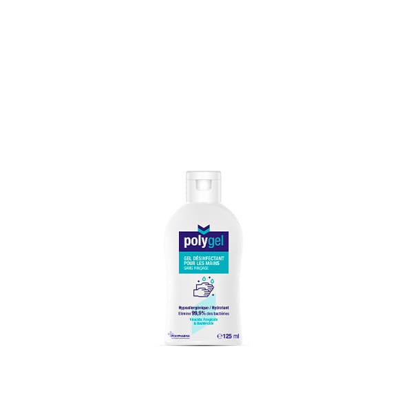 Polygel Gel Hydroalcoolique Mains Fl 125Ml