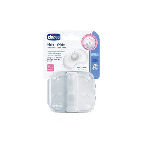 Chicco Bouts De Sein Silicone M-L 2Pcs Ref 9034