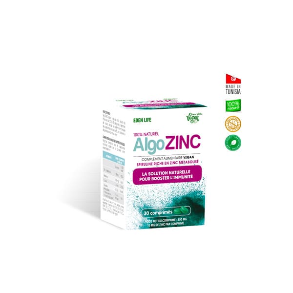 Eden Life Algozinc Booster Immunite Bt 30 Cp