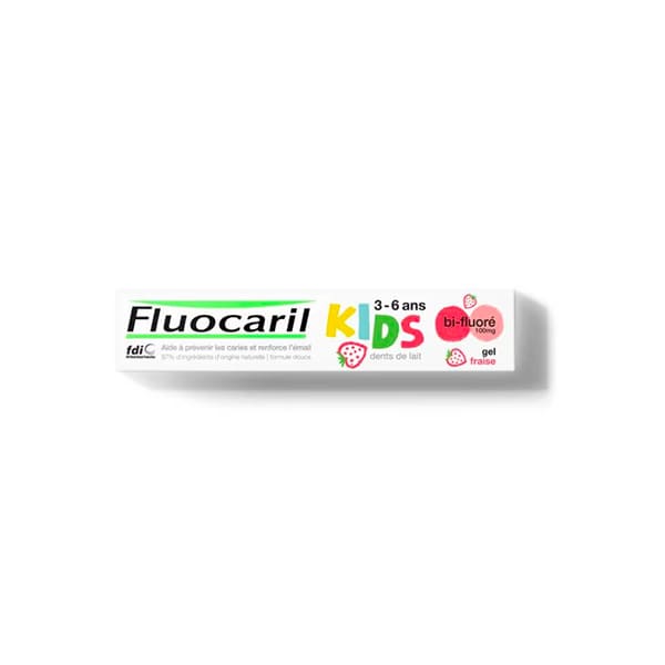 Fluocaril Dentifrice Kids/Enf Gel Fraise 50Ml