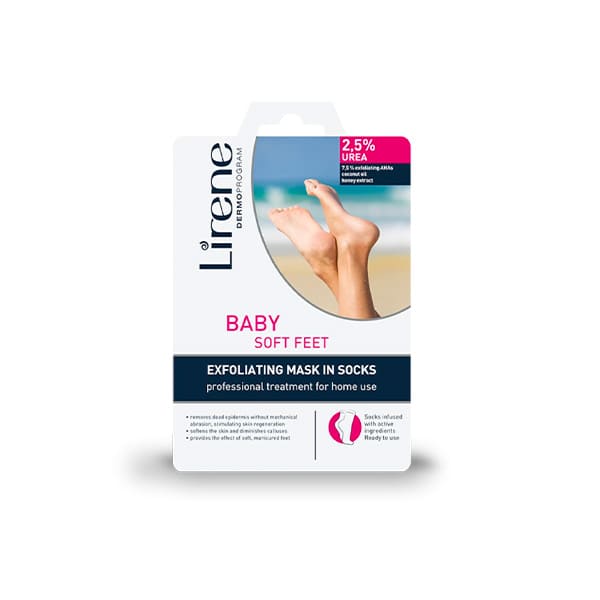 Lirene Masque Exf Chaussettes Baby Sofft 2.5% Urea