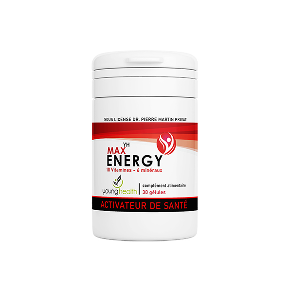 Young Health Max Energy Bt 30 Gelules (Zinc+Vit C)