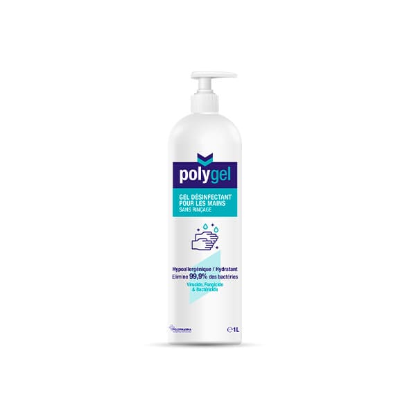 Polygel Gel Hydroalcoolique Mains 1L Sans Retour
