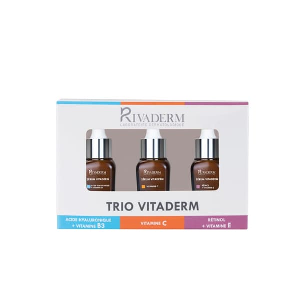 Rivaderm Trio Vitaderm 3 Fl 5Ml Serum Ah+Bh/C/A+E