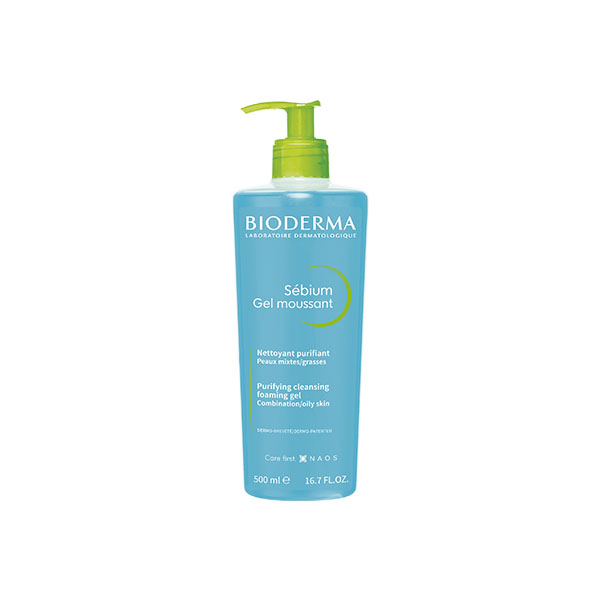 Bioderma Sebium Gel Moussant Pmg Pompe Fl 500Ml