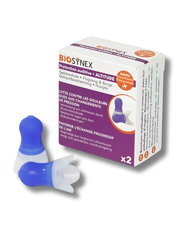 BIOSYNEX - PROTECTION AUDITIVE ALTITUDE SILICONE ADULTE 1 PAIRE
