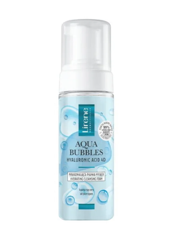 LIRENE AQUA BUBBLES MOUSSE NETTOYANTE,150ML