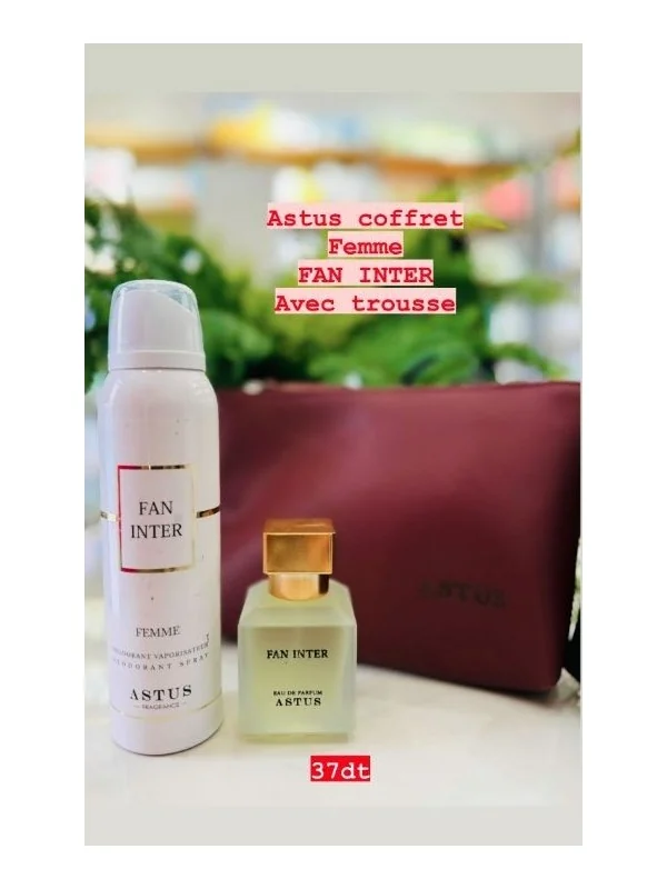ASTUS COFFRET FEMME FAN INTER AVEC TROUSSE