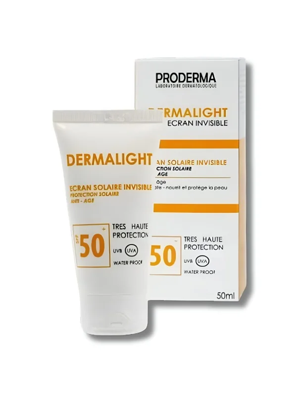 DERMALIGHT – ECRAN SOLAIRE ANTI AGE INVISIBLE SPF 50+