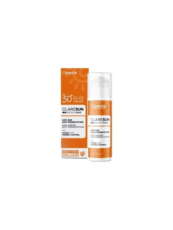 CLARENIA CLARESUN ÉCRAN ANTI AGE ANTI PIGMENTATION SPF50+ 50ML