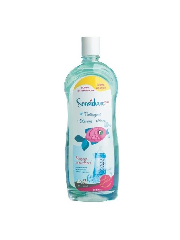SENSIDOUX LIQUIDE NETTOYANT BIBERONS-TETINES 650 ML