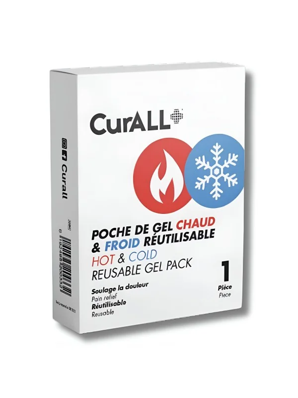CURALL - POCHE DE GEL CHAUD FROID 15*20CM