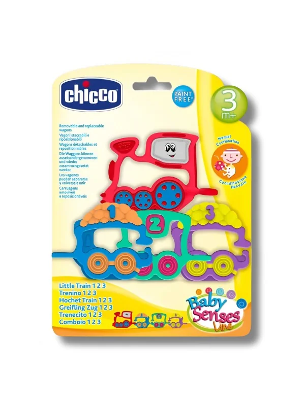 CHICCO - JOUET HOCHET TRAIN 123 +3MOIS
