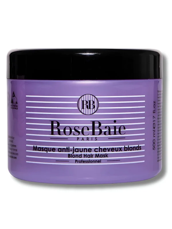 ROSEBAIE - MASQUE VIOLET ANTI JAUNE ET SPECIAL BLONDE 500ML