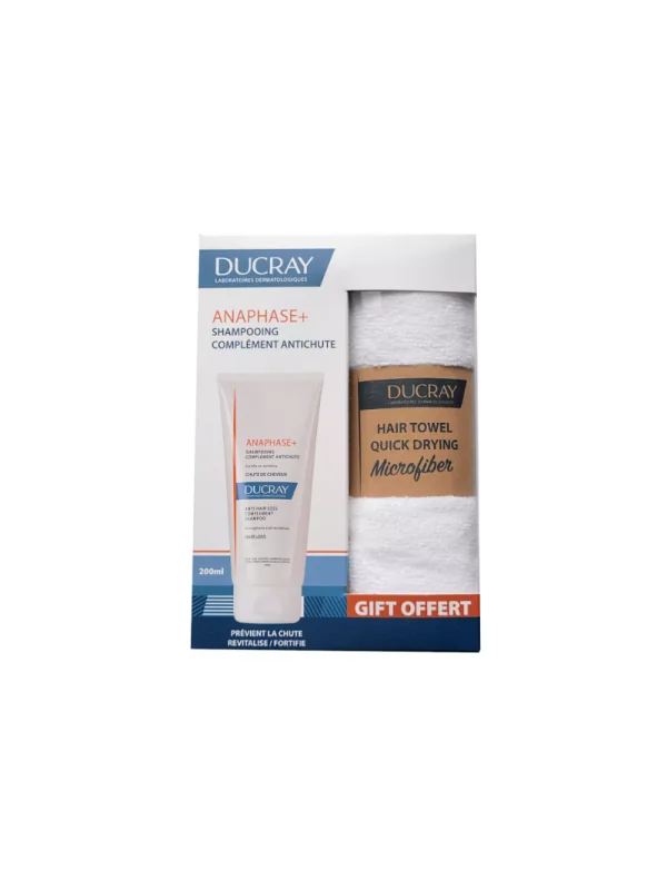 DUCRAY COFFRET ANAPHASE + SHAMPOOING 200ML + SERVIETTE OFFERTE