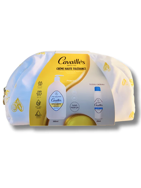 ROGE CAVAILLES - CREME LAVANTE DERMATO 500ML + ABSORB+ DEODORANT SPRAY 20ML ET TROUSSE OFFERTS