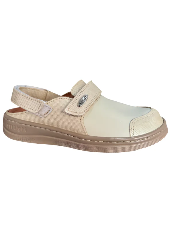 STI LIGHT - SABOTS ORTHOPEDIQUES BEIGES FEMME